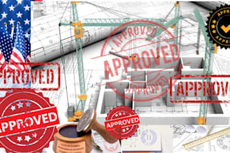 provide architectural, structural and civil engineering plans with USA pe stamp