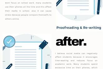 proofread and edit for clear,error free writing