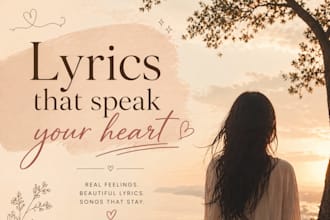 write deep emotional song lyrics in english and hindi