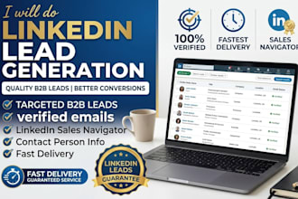 do linkedin lead generation and email list building