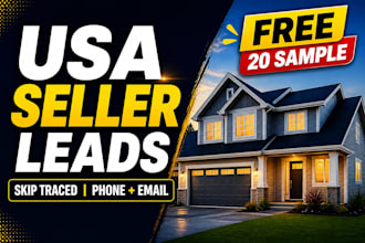 provide USA motivated seller leads with skip tracing