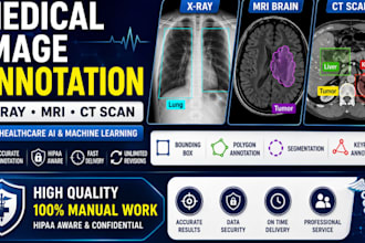 annotate medical images, x ray mri ct scan for healthcare ai and ml