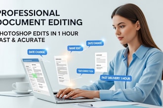 document editing change your image date name text photoshop edit in 1 hours