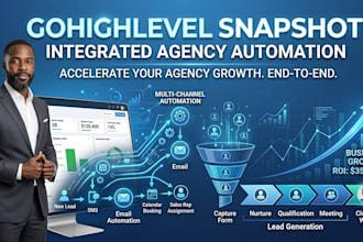create gohighlevel snapshot and automation system