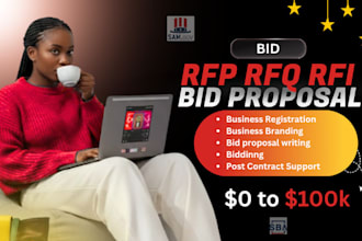 write wining bid proposal rfp response rfq rfi and find  government contracts