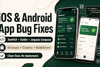 fix bugs in your android kotlin or swiftui mobile app