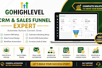 sales funnel expert, ghl automation and sales lead expert