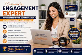 manage your customer engagement and improve retention with chat support