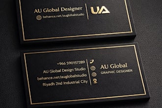 design luxury business card