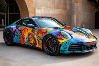 van wrap, vehicle wrap, car wrap design