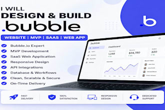 design bubble website bubble mvp saas bubble app developer