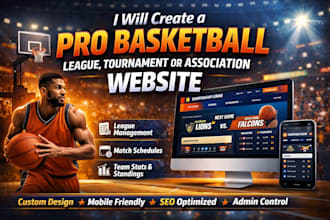 develop a professional tournament website or multi tournament management system