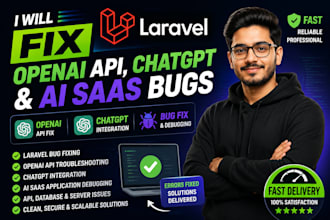 fix laravel, openai API, chatgpt and ai saas bugs