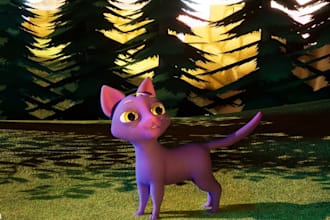 create a stylized 3d creature character for your game