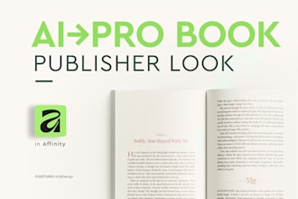 turn your ai generated manuscript into a print ready book