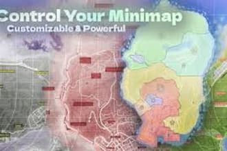 custom minimap, mlo interior and props for your fivem rp server