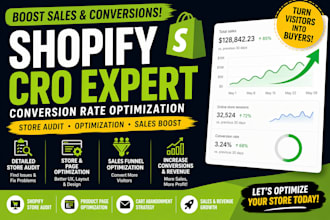 do shopify conversion rate optimization, shopify store audit to boost conversion