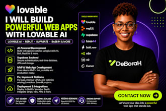 build web app with lovaable ai fix lovebale ai dev replit ai supabase base44 mvp