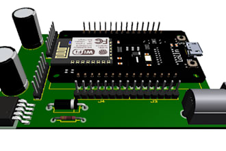 design esp32, stm32 pcb schematic, layout, circuit for iot devices with wifi