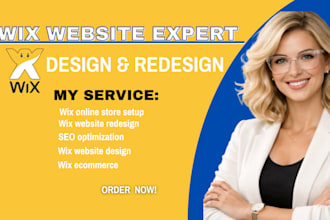 wix website design redesign wix business website studio development wix expert