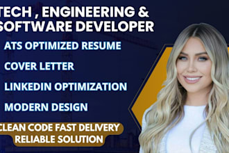 provide your professional ats resume, cv,writing service and cover letter