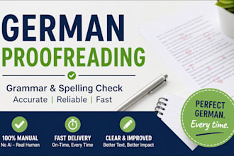 proofread your german text for grammar and spelling