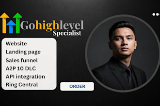 setup and manage gohighlevel automation website emails SMS automation campaign