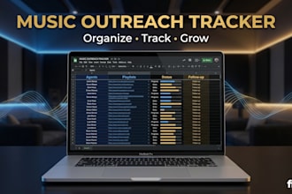 build your music outreach tracker for agents playlists blogs and sync