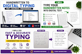 do typing handwriting copypaste