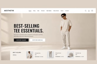 build clothing store clothing brand website fashion store clothing shopify store