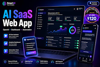 build ai saas web app using next js and openai