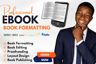 professionally format your ebook to epub for kindle