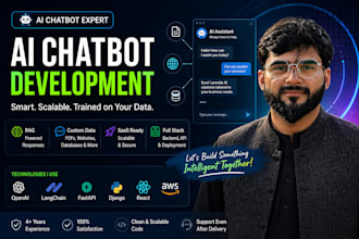 build ai chatbot trained on your data for website or saas