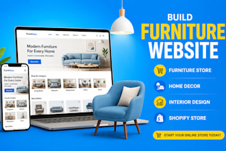 build furniture website, furniture store, woodwork, home decor, interior website