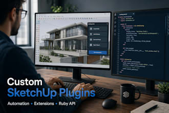 develop custom sketchup plugins and extensions using ruby