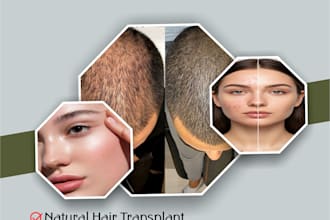 professional medical, beauty and clinic poster design