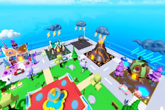 do roblox map creation, map revamp, simulator map, low poly, map optimization
