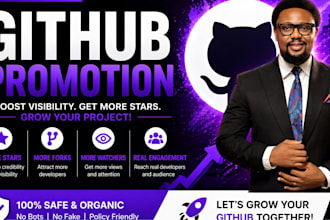 grow your github repo with organic social media promotion