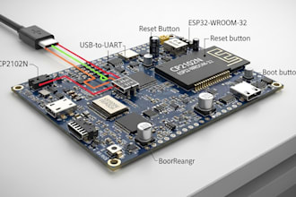 design professional esp32 pcb with usb routing and assembly files