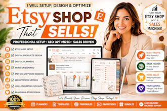 design etsy digital planners and etsy responsive hyperlinked planners etsy SEO