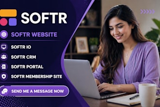 design softr io, softr website, softr client portal, softr membership site