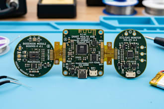 create medical, wearable pcb boards for biosensor, ecg, and smart health