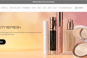 design beauty website lipstick shopify store lip gloss store beauty store