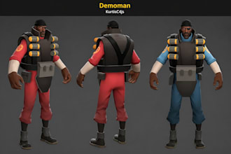 create, edit  port gmod, sfm model, mmd, 14d2, playermodels and tf2 model