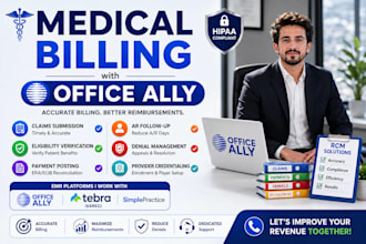 medical billing with office ally, tebra, and simplepractice