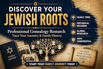 trace your jewish ancestry and build your family tree
