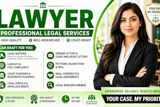 draft a professional legal motion, lawsuit, pleadings, complaint