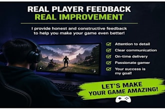 test your games and find bugs with detailed feedback