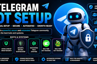 setup telegram bots for your crypto community