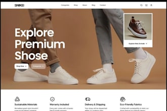 design shoe shopify store, sneakers shopify website, footwear shopify store